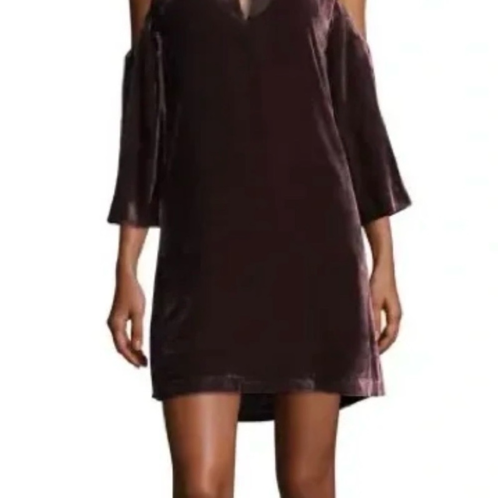 Trina Turk Brandy Wine Velvet Dress
